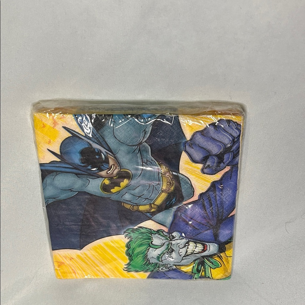 Hallmark party Express Yellow and Blue Batman Napkins